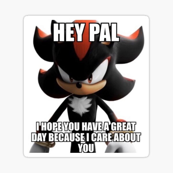 Shadow Meme Sticker Knock Knock It's Knuckles Sonic 