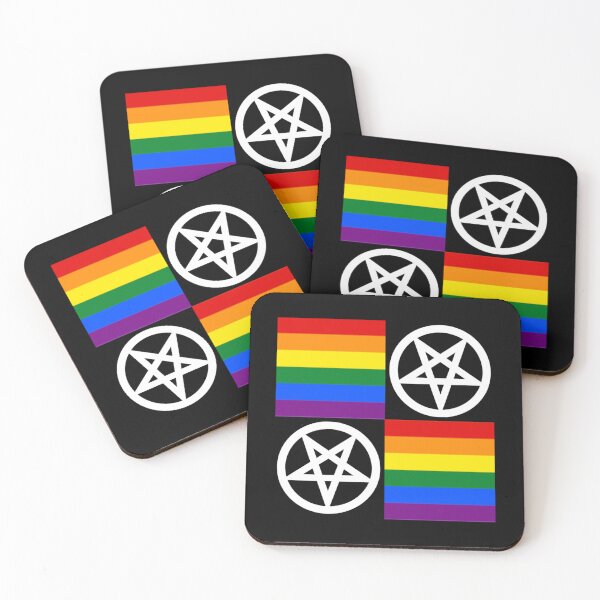 Item preview, Gay Pride Flags _amp_ Pentagrams   designed and sold by BloodOperaInc.