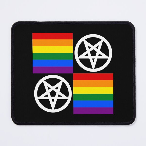 Item preview, Gay Pride Flags _amp_ Pentagrams designed and sold by BloodOperaInc.