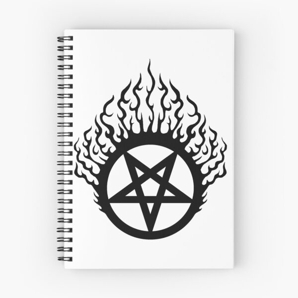 Item preview, Flaming Pentagram--Black   designed and sold by BloodOperaInc.