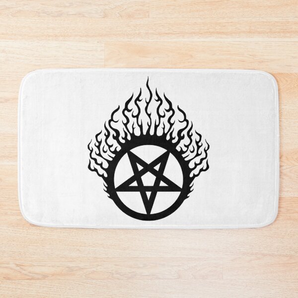 Item preview, Flaming Pentagram--Black   designed and sold by BloodOperaInc.