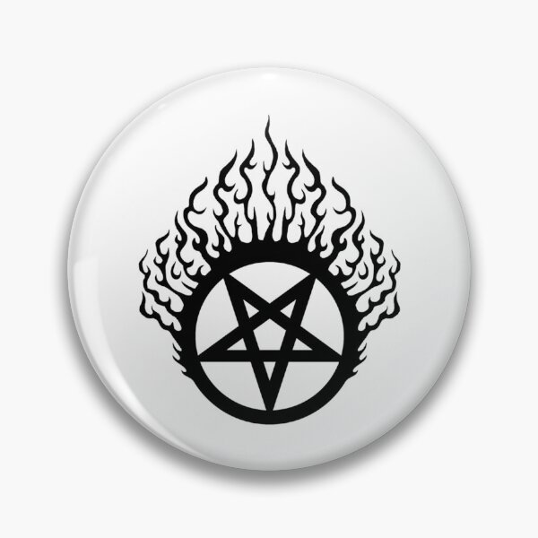 Item preview, Flaming Pentagram--Black   designed and sold by BloodOperaInc.