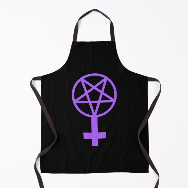 Item preview, Feminist Pentagram--Purple on a Black Background designed and sold by BloodOperaInc.