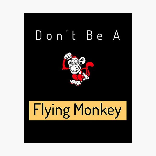 Item preview, The flying monkey narcissist designed and sold by expressiveprint.
