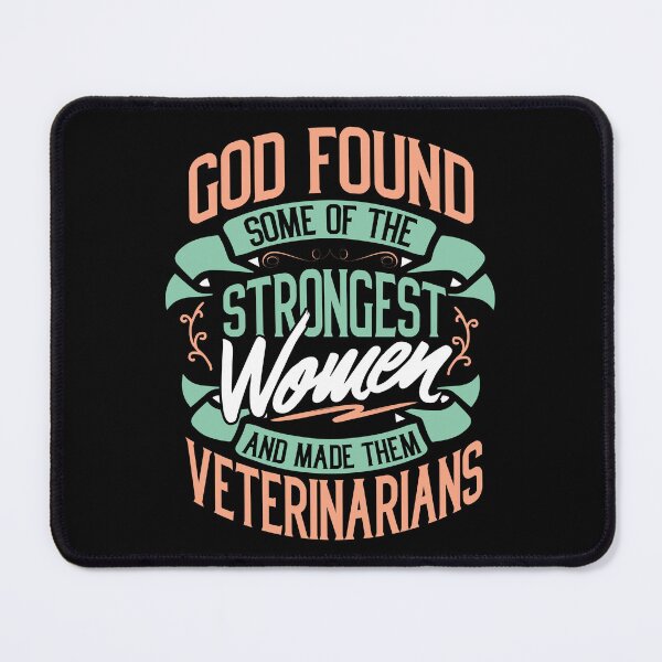 Artikelvorschau, Strong Woman Veterinarians Profession Gift  entworfen und verkauft von haselshirt.
