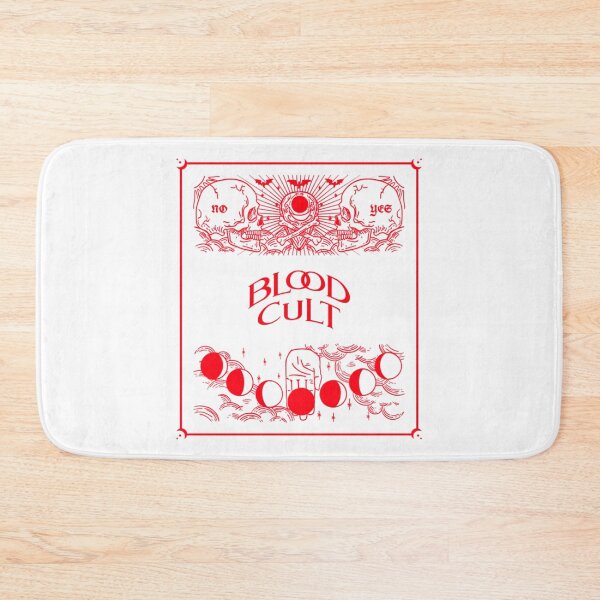 Item preview, BLOOD CULT - Ouija Board with Skulls, Bats and Blood Moon Baseball ¾ Sleeve  designed and sold by BloodOperaInc.