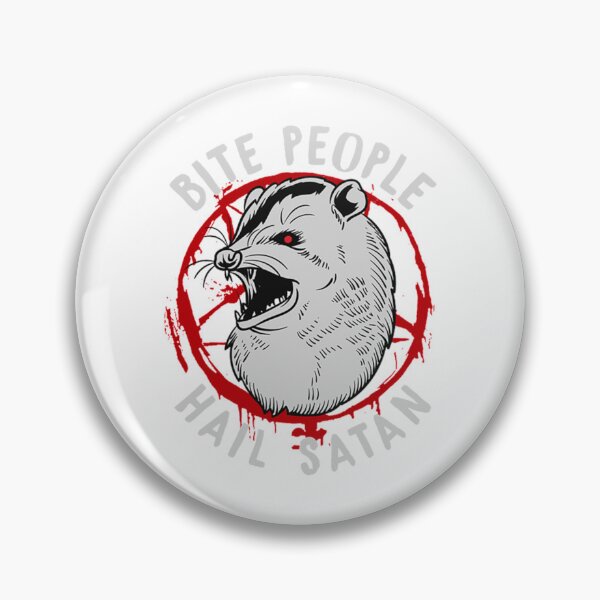 Item preview, bite people hail satan i pentagram   designed and sold by BloodOperaInc.