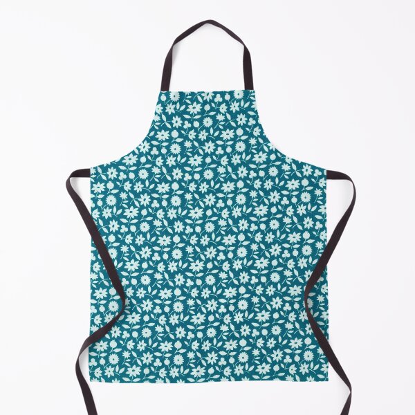 Item preview, Delicate Floral Pattern in Blue and White designed and sold by bookishneighbor.