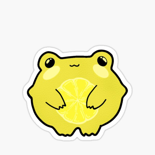 Lemon Froggo Sticker