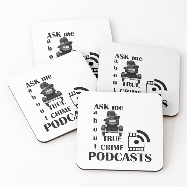 Item preview, Ask Me About True Crime Podcasts designed and sold by LilaDiams.