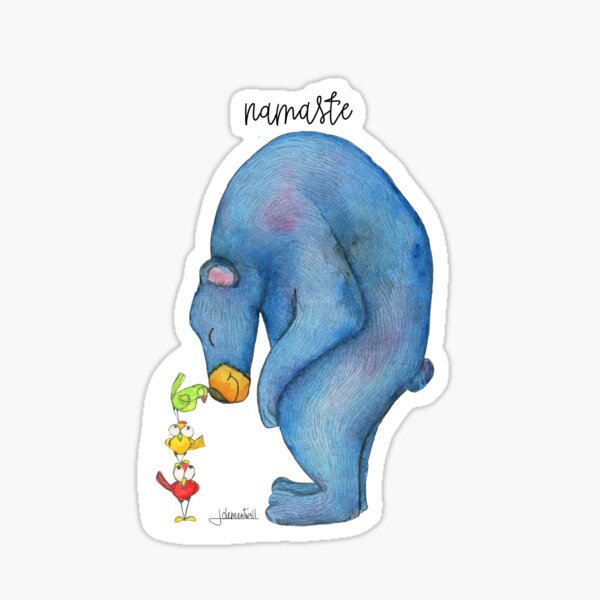 Namaste Sticker