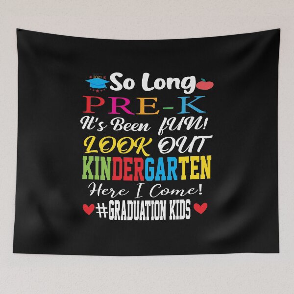 Item preview, Kids So Long Pre-K Kindergarten Here I Come Unicorn Graduation designed and sold by karim82.