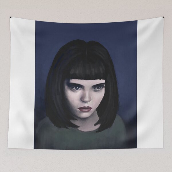 Item preview, Girl and dark blue designed and sold by emmatokell.