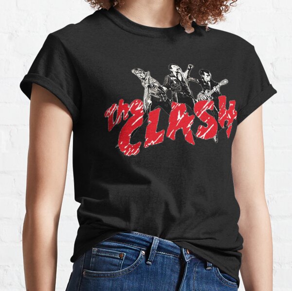 Banda Británico Punk Años 80 Strummer Camiseta clásica