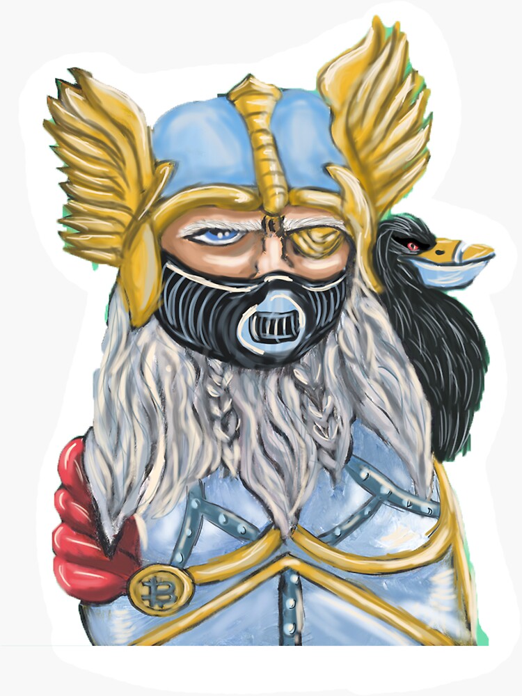 "odin good" Sticker by shamsartr Redbubble
