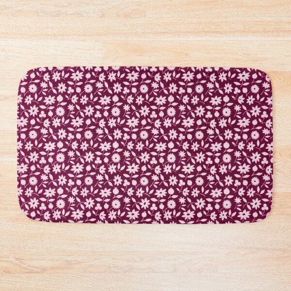 Item preview, Delicate Floral Pattern in Red and White designed and sold by bookishneighbor.