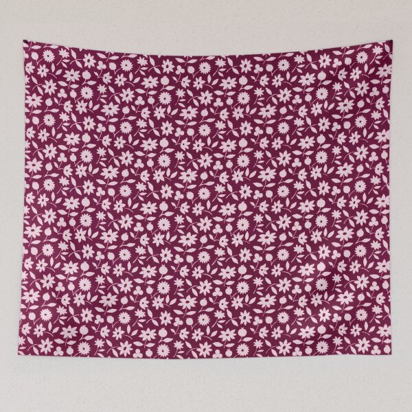 Item preview, Delicate Floral Pattern in Red and White designed and sold by bookishneighbor.