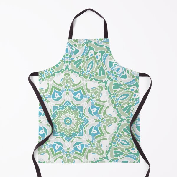 Item preview, Sea Green Mandala designed and sold by Kelly Dietrich Mandala & Fractal Art.