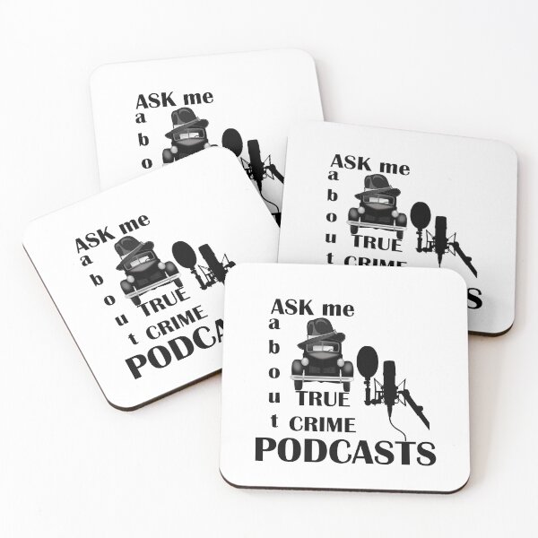 Item preview, Ask Me About True Crime Podcasts designed and sold by LilaDiams.