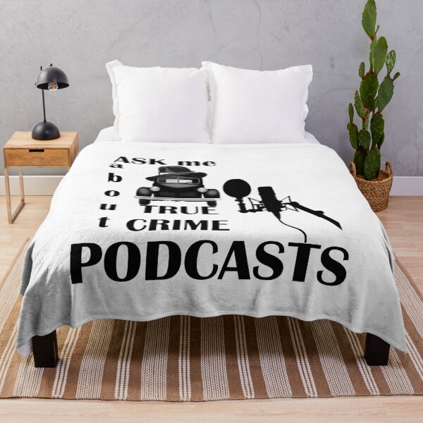 Item preview, Ask Me About True Crime Podcasts designed and sold by LilaDiams.
