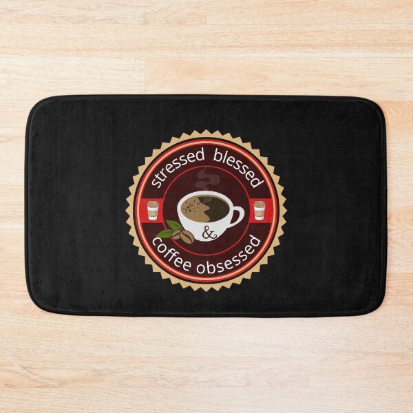 Item preview, stressed blessed and coffee obsessed designed and sold by H-ALPHA.