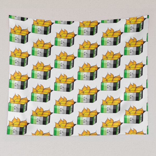 Item preview, Aromantic Pride Garbage Fire designed and sold by CJ Vanderbeek.