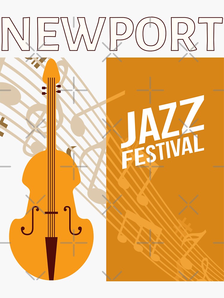 "Newport Jazz Festival 2022" Sticker for Sale by DainaKHunt Redbubble