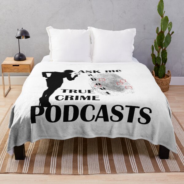 Item preview, Ask Me About True Crime Podcasts designed and sold by LilaDiams.