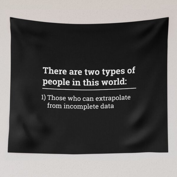 Item preview, Two types of people - can extrapolate incomplete data  designed and sold by synergyone1.