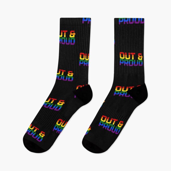 Item preview, Out & Proud (Black Background) designed and sold by IKDG.