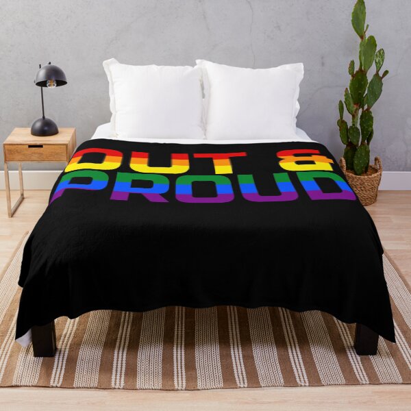 Item preview, Out & Proud (Black Background) designed and sold by IKDG.