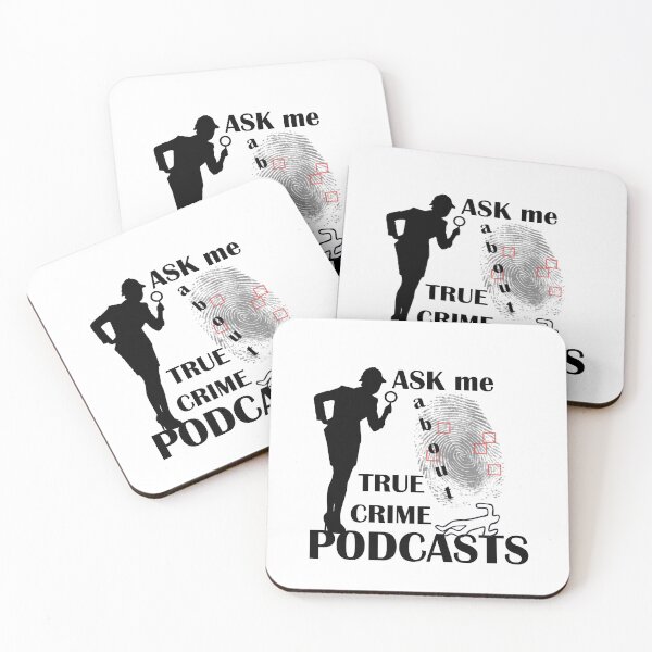 Item preview,  Ask Me About True Crime Podcasts designed and sold by LilaDiams.