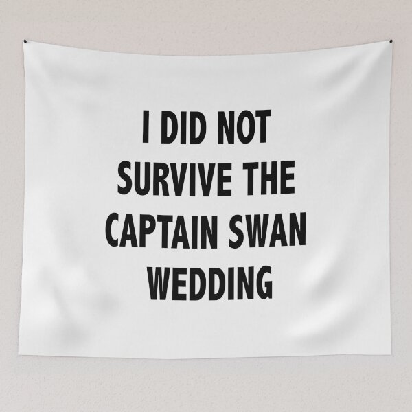 Item preview, I didn't survive Captainswan wedding designed and sold by CapnMarshmallow.