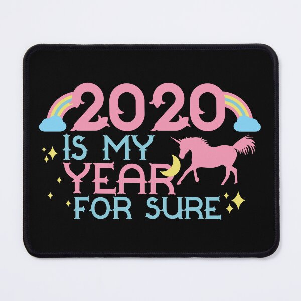 Item preview, 2020 Is My Year Happy New Year Rainbow Unicorn Gift designed and sold by haselshirt.