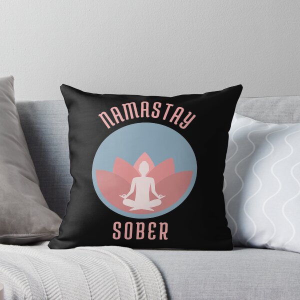 Item preview, NAMASTAY SOBER FUNNY YOGA THEMED AA DESIGN designed and sold by appareltolove.