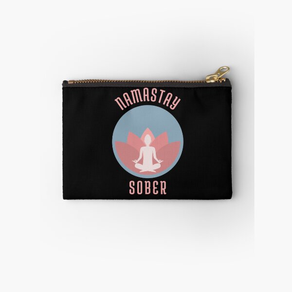 Item preview, NAMASTAY SOBER FUNNY YOGA THEMED AA DESIGN designed and sold by appareltolove.