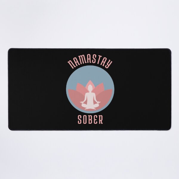 Item preview, NAMASTAY SOBER FUNNY YOGA THEMED AA DESIGN designed and sold by appareltolove.