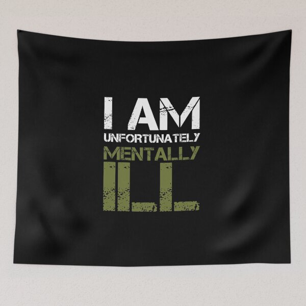 Item preview, I am Unfortunately Mentally Ill | Distressed Army Font designed and sold by SomeDesignThing.