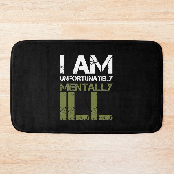 Item preview, I am Unfortunately Mentally Ill | Distressed Army Font designed and sold by SomeDesignThing.