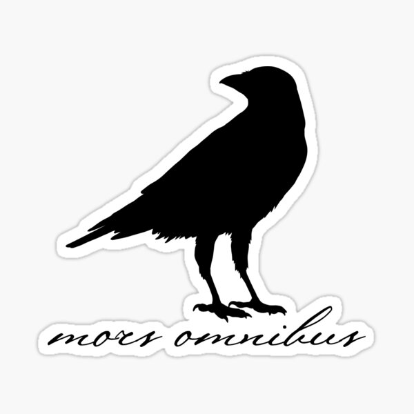 Black Mors Omnibus Crow Sticker