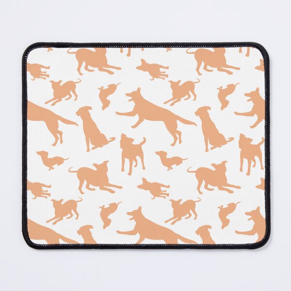 Item preview, Dog Shapes Pattern - Peach designed and sold by MSwiftDesigns.