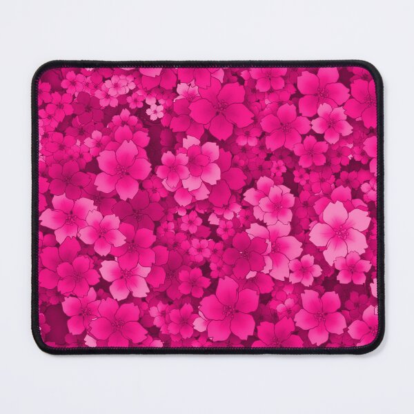 Item preview, All-Over Neon Hot Pink Sakura Cherry Blossom Falling Petals designed and sold by arterialmotive.
