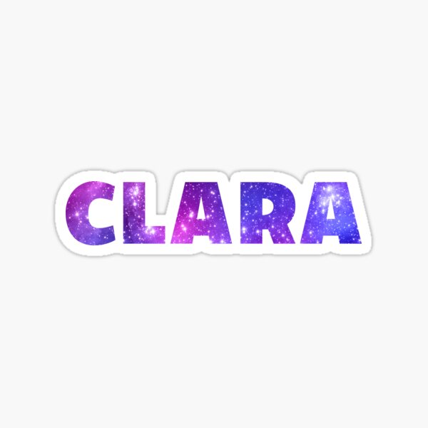 Clara Sticker