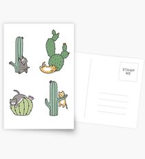 Cacti Cats Postcards