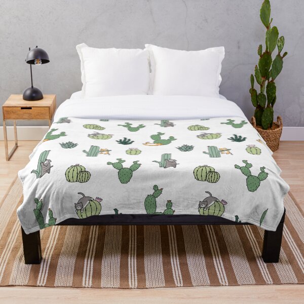 Chats Cactus Plaid