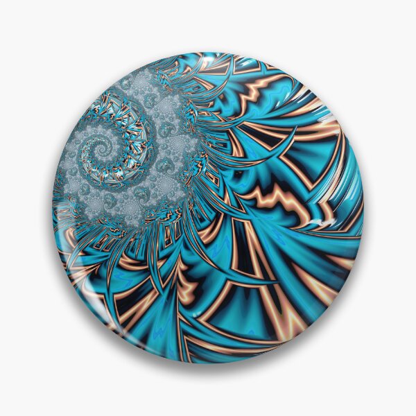 Artikelvorschau, Türkisfarbener Art-Deco-Twirl entworfen und verkauft von Elisabeth Lucas.