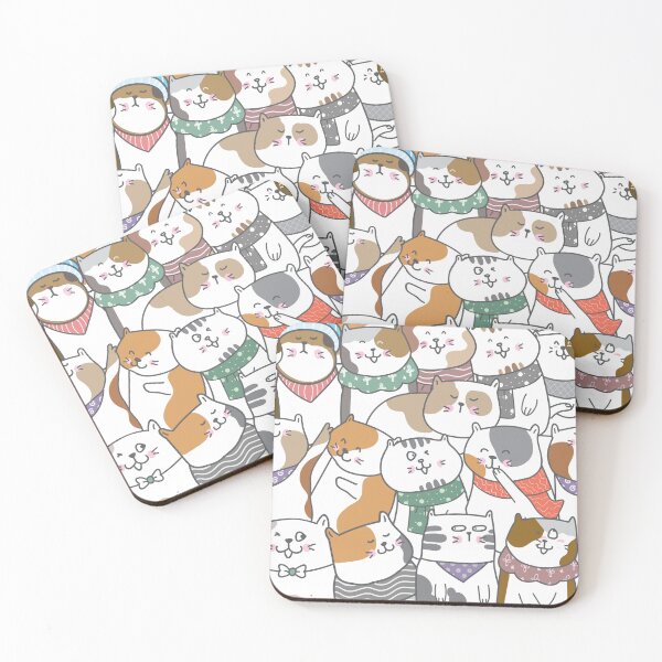 Item preview,  cute cat pattern designed and sold by ni3ma.