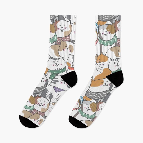 Item preview,  cute cat pattern designed and sold by ni3ma.