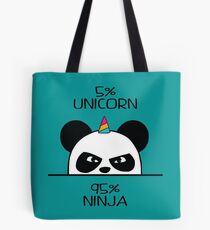 Unicorn Ninja Panda Tote Bag