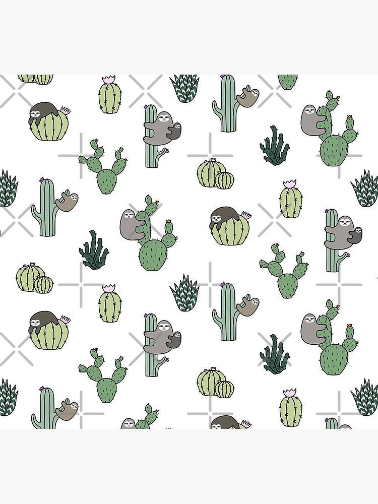 Cacti Sloths by Shopzoki